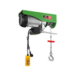 Pa1000 katrol bangunan konstruksi Mini, Derek pengangkat tali kawat listrik portabel 300kg 500kg 1000kg - Product Image 4