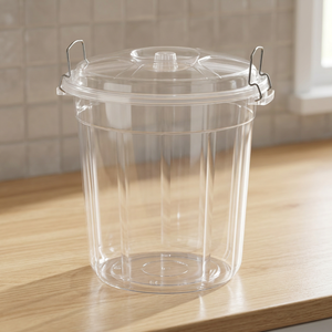 CATEEM MRD097 50L Transparent Plastic Eco-Friendly Classic <b>Lockable</b> Food Container Multifunction Design Freshness Preservation - Product Image 2