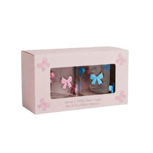 Iconici Bicchieri da Vino Senza Stelo Bow da 14oz, Bicchieri per Succhi, Regalo per <span class=keywords><strong>San</strong></span> <span class=keywords><strong>Valentino</strong></span>, Fidanzamento, Matrimonio, Articoli in Vetro per Bevande - Product Image 3