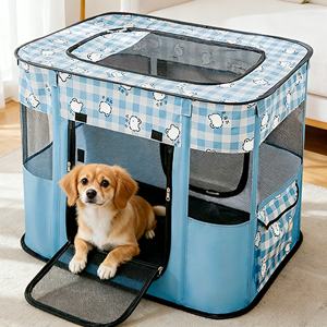 Vente en gros de chenils pliables de grande taille, chenil portable pour chien, parc pour animaux de compagnie, parc pour chat, cage pour chien, lapin, animal de compagnie - Product Image 1