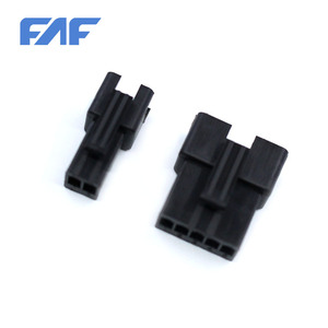 Jst SM loạt SMR-02V-B nylon66 Phosphor Bronze 2.5 mét Pitch nối màu đen uốn receptacle nhà ở kết nối - Product Image 2