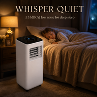 Climatiseur mobile portable électrique 7000/9000/10000 BTU pour usage domestique, refroidissement économe en énergie, accessoires offerts