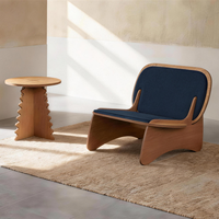 Table basse d'appoint en bois moderne pour salon, design chinois, avec structure à mortaise et tenon en bois, vente en gros