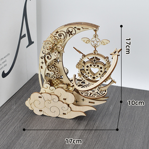 Giữa mùa hè đêm sao <span class=keywords><strong>3D</strong></span> gỗ Câu Đố Dreamy handmade giáo dục đồ chơi cho trẻ em và người lớn tuổi 5-7 colorable ghép hình cho DIY vui vẻ - Product Image 3