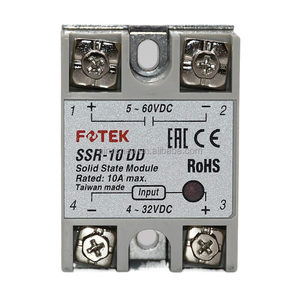 ตัวแทนจำหน่าย โซลิดสเตตรีเลย์เฟสเดียว SSR-10DA SSR-25DA SSR-40DA SSR-50DA SSR-75DA SSR-25AA รีเลย์ FOTEK - Product Image 6