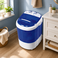 Mini-lave-linge portable OEM à cuve unique, 200W, pour chaussettes, sous-vêtements et vêtements de bébé