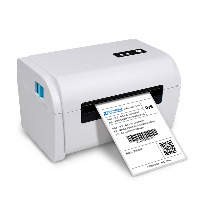 Desktop Thermal Barcode Label Printer 4x6 for Shipping Waybills ZPL/TSPL/CPCL/ESC/POS Black and White  Factory Price ZJ-9200