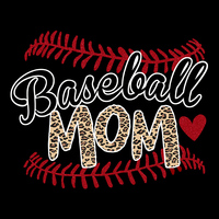 Transfert DTF de haute qualité, motif Maman Baseball, thermocollant pour T-shirts