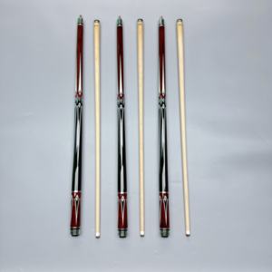 Promo Panas Premium Fury Member Cue Berat 19-20 OZ Tongkat Biliar Kayu Maple Buatan Tangan Kustom Ujung 11.75mm Tongkat Biliar 1/2 Split Cue - Product Image 1