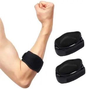 High Quality Tennis Elbow Support Strap Elbow Brace with Compression Pad for Men & Women