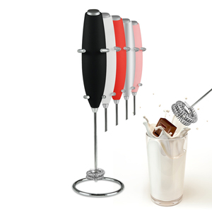 Milk Frother Handheld Battery Operated Electric Whisk Beater Foam Maker For Coffee Latte Cappuccino Hot Chocolate