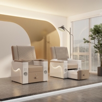 Fauteuil de pédicure électrique inversé YaYou en promotion avec lumière LED et motif personnalisable, fauteuil de massage des pieds