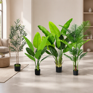 Albero di Banano Artificiale Grande <span class=keywords><strong>in</strong></span> Plastica per Decorazione Casa Giardino Matrimonio Pianta <span class=keywords><strong>in</strong></span> Vaso Moderna <span class=keywords><strong>Vendita</strong></span> all'Ingrosso - Product Image 2