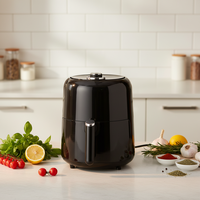 Friteuse à air électrique moderne de haute qualité, sans huile, en plastique, 3,1-4,0 L, économie d'énergie, protection contre la surchauffe, pour 1-2 personnes, usage domestique