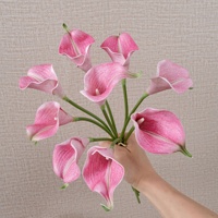 Bouquet de fleurs artificielles mini Calla Lily style INS pour décoration de mariage HYMW01519 – Vente en gros pour la maison, l'hôtel et le bureau