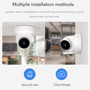 Cámara IP Domo Wi-Fi inteligente con sensor de imagen CMOS Seguridad para el hogar Elevador gran angular de <span class=keywords><strong>360</strong></span> grados Montaje en techo - Product Image 4
