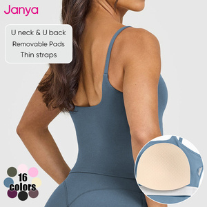 Janya Set <span class=keywords><strong>Donna</strong></span> Personalizzato con Logo: Reggiseno Sportivo, Leggings da Allenamento e Shorts – Completo a 3 Pezzi ad Alta Elasticità <span class=keywords><strong>per</strong></span> <span class=keywords><strong>Palestra</strong></span>, Fitness e Yoga - Product Image 3