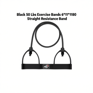 Bandas de Resistencia Negras de 50 Libras, 6*11*1180, Banda de Resistencia Recta - Product Image 3