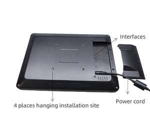 10.1 inch tương tác cảm ứng hiển thị treo đa chức năng máy tính bảng màn hình kỹ thuật số biển thiết bị quảng cáo Pin POS - Product Image 4