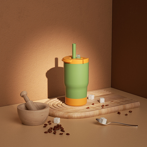 Bouteille d'eau isotherme portable Houroffer en acier inoxydable violet avec couvercle à paille pour le bureau, la salle de sport et les voyages – Double paroi isolée – Nouveauté - Product Image 3