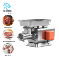 Broyeur à viande électrique commercial, hachoir à viande, coupe-viande, Molino De Carne Industrial 180kg/h 220kg/h 320kg/h pour boucherie