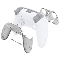 EXtremeRate Gamepad Bottom Top Bande décorative Skin Case Cover Plaque arrière avant Pièces de rechange pour contrôleur PS5 Edge