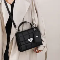 Conjunto de bolsas femininas de moda, conjunto de bolsas com fecho, couro vegan, de ombro, de mão, 2022, bolsas e bolsas de luxo para mulheres