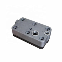Couvercle de pompe de compresseur d'air à Double culasse de camion robuste HOWO SINOTRUK modèle VG1093130001 pièces de moteur VG1560130080-6