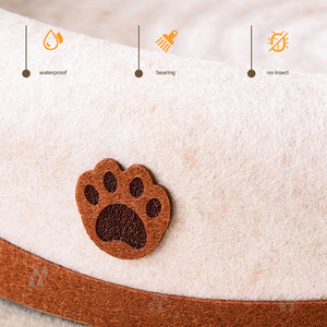 Großhandel Custom Anti-Scratching Filz Katzen nest All Seasons Multifunktion ales Katzen bett - Product Image 3