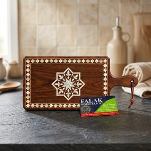 Planche à découper rectangulaire en bois, dernier design, pour cuisine, planche de boucher naturelle MOP, personnalisable par F.W EXPORT - Product Image 2