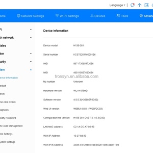 5.4Gbps AX7200 H158-381 5G CPE Pro5 WiFi 6 Inalámbrico 5G LTE WiFi Móvil con Antena de Alta Ganancia 5G - Product Image 6