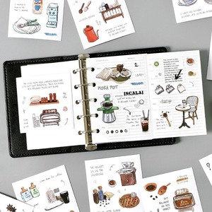 50 feuilles d'autocollants imperméables souples pour la décoration des fêtes, carnets de notes avec découpe auto-adhésive, autocollants en papier finition brillante - Product Image 4