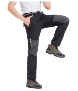 <span class=keywords><strong>Pantalon</strong></span> de randonnée extérieur léger et imperméable pour hommes, tissu en polyester de grande taille avec logo imprimé pour le camping - Product Image 6