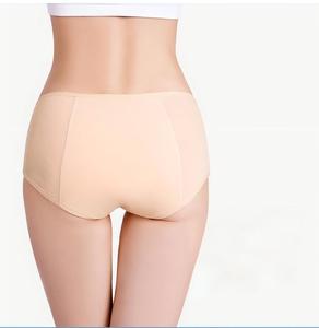 กางเกงในประจำเดือนแบบไร้ตะเข็บเอวสูงสำหรับผู้หญิง ขายส่ง ป้องกันการรั่วซึม ใช้ซ้ำได้ ไซส์ใหญ่ รับผลิตแบบ OEM ODM - Product Image 6