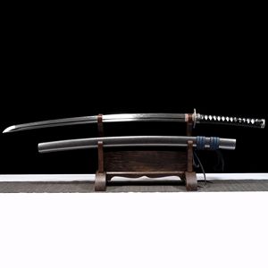 Épée Longquan T10 à bord brû<span class=keywords><strong>l</strong></span>é, motif animal gravé, forgée à la main, style japonais, épée Command Shadow, armes à feuilles vives, accessoire COS - Product Image 2