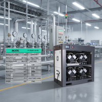 Compresseur d'air à moteur coaxial, pression 12 bars, 490/min, roulement de haute qualité, utilisé pour l'équipement de découpe laser 3D, contrôle automatique