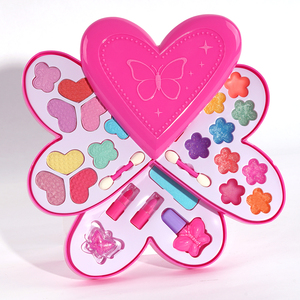 AKIACO <span class=keywords><strong>Kit</strong></span> <span class=keywords><strong>de</strong></span> <span class=keywords><strong>Maquillaje</strong></span> Infantil <span class=keywords><strong>de</strong></span> Polvo Mineral No Tóxico, con Brillo Facial y Brillo Labial <span class=keywords><strong>para</strong></span> Fiestas <span class=keywords><strong>de</strong></span> <span class=keywords><strong>Niñas</strong></span>, Gran Venta - Product Image 4