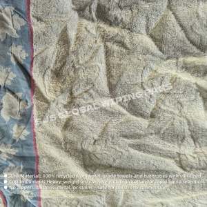 Trapos de colores premium 100% algodón reciclado, toallas de colores recicladas en trozos cortados para limpieza y compostaje - Product Image 4