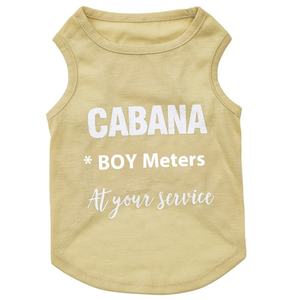 Stile estivo a tema Pet t-shirt per vacanze in spiaggia tessuto di cotone antiscivolo con orsacchiotto barboncino <span class=keywords><strong>Beagle</strong></span> edizione speciale - Product Image 1