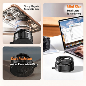 New Vacuum Suction Strong Magnetic Ring Car Phone Holder 360 Rotation Dashboard Windshield Navigation Mount - Product Image 4
