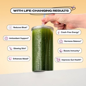 Polvo de Vegetales Verdes Premium con Espirulina y Chlorella para la Digestión, Salud Intestinal, Inmunidad, Energía, Suplemento de Vegetales Verdes - Product Image 5