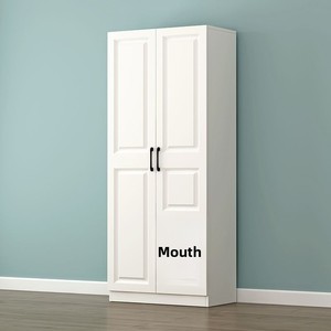 Solid Wood Minimalist Modern Multi-layered <strong>Wardrobe</strong> Home Use <strong>Storage</strong> Cabinet Bedrooms Rental <strong>Units</strong> Simple Chirldens Assembly - Product Image 1