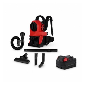 Aspiradora Inalámbrica Tipo Mochila, Colector de Polvo Industrial, Boquilla Portátil, Raspador de Polvo, con Batería y Accesorios - Product Image 5