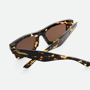 แว่นกันแดดทรงสี่เหลี่ยม Bottega Retro ทำจากอะซิเตท สำหรับผู้ชายและผู้หญิง ป้องกันรังสียูวี กรอบน้ำหนักเบา แฟชั่นแว่นตาสำหรับสตรีท venetaBV - Product Image 6