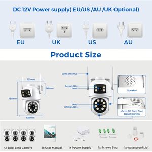 Sistema de Patrulla de Seguridad, Sensor para Oficinas y Comercios, Sistema de Seguridad Nippon Prison Spider, Conjunto de Cámaras de Vigilancia IP para Mako - Product Image 6