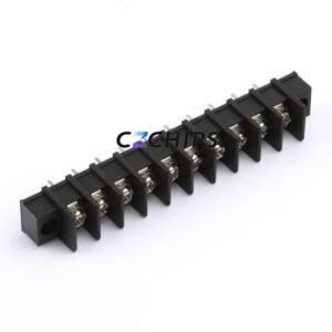 MX25SM-7.62-10P-BK01-Cu-S-A Barrier Terminal Block Through hole,P=7.62mm Connector Two Sides 7.62mm 1x10P Straight Pin - Product Image 1