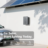 Station de recharge pour voiture électrique de type 2 mode 3 montée sur poteau 7KW 11KW 22KW Wallbox Chargeur pour véhicule électrique