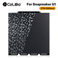 CoLiDo 276*293mm untuk Snapmaker U1 Lembaran Plat Baja Pegas Fleksibel Plat PEI