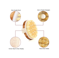 Brosse de bain pour la peau humide et sèche, brosse pour le corps à Long manche, brosse de bain pour le dos, vente en gros, haute qualité