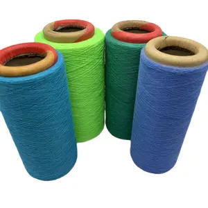 China Cotton recycled yarn for knitting multiple colors cotton polyester mixed quality pp bag packing 5s to 30s